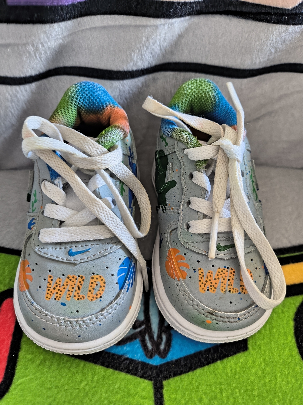 Nike Dinosaur Baby Wild Graphic Sneakers - Multi-Color